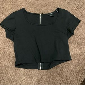 Black forever 21 crop top